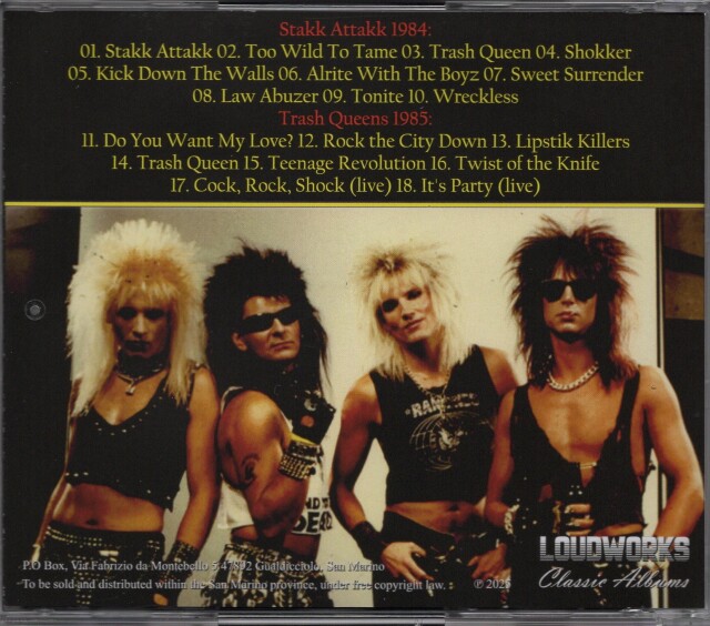 WRATHCHILD (UK) / Stakk Attakk + Trash Queens (collector's item)