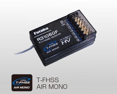 Futaba 2.4G 6ch受信機 R3106GF （T-FHSS AIR MONO） R／C ネット