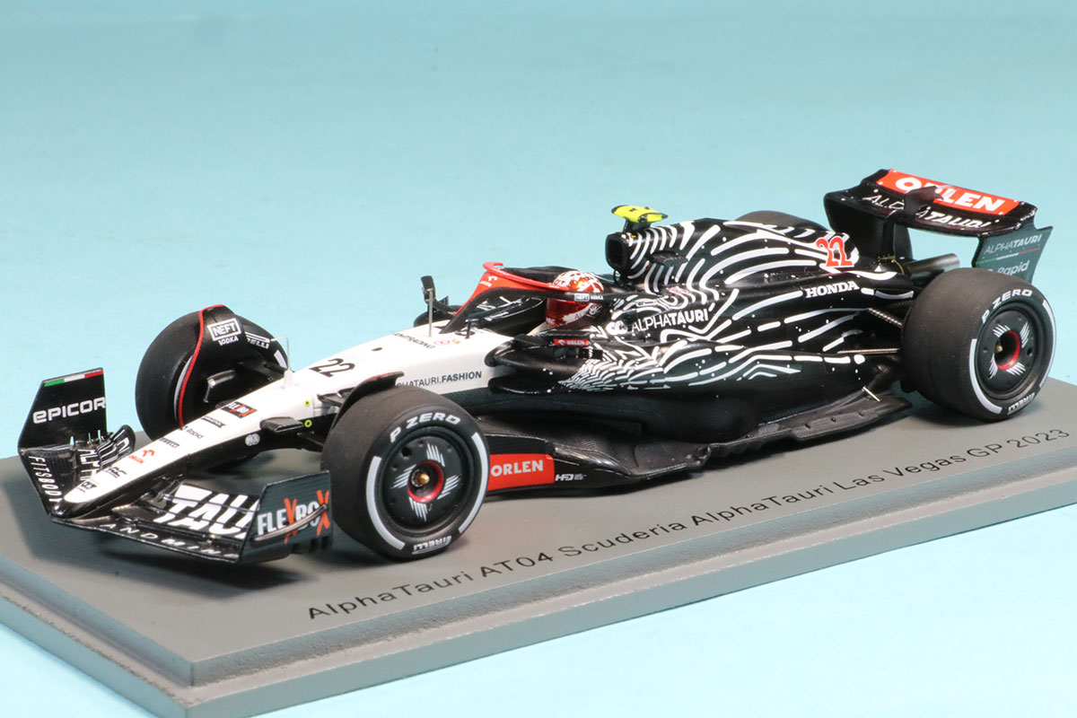 スパーク 1/43 アルファタウリ AT04 ラスベガス GP 2023 角田裕毅