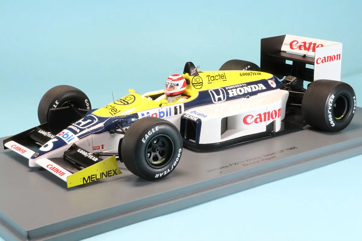 スパーク 1/18 ウィリアムズ FW11 No.6 ウィナー ブラジルGP 1986