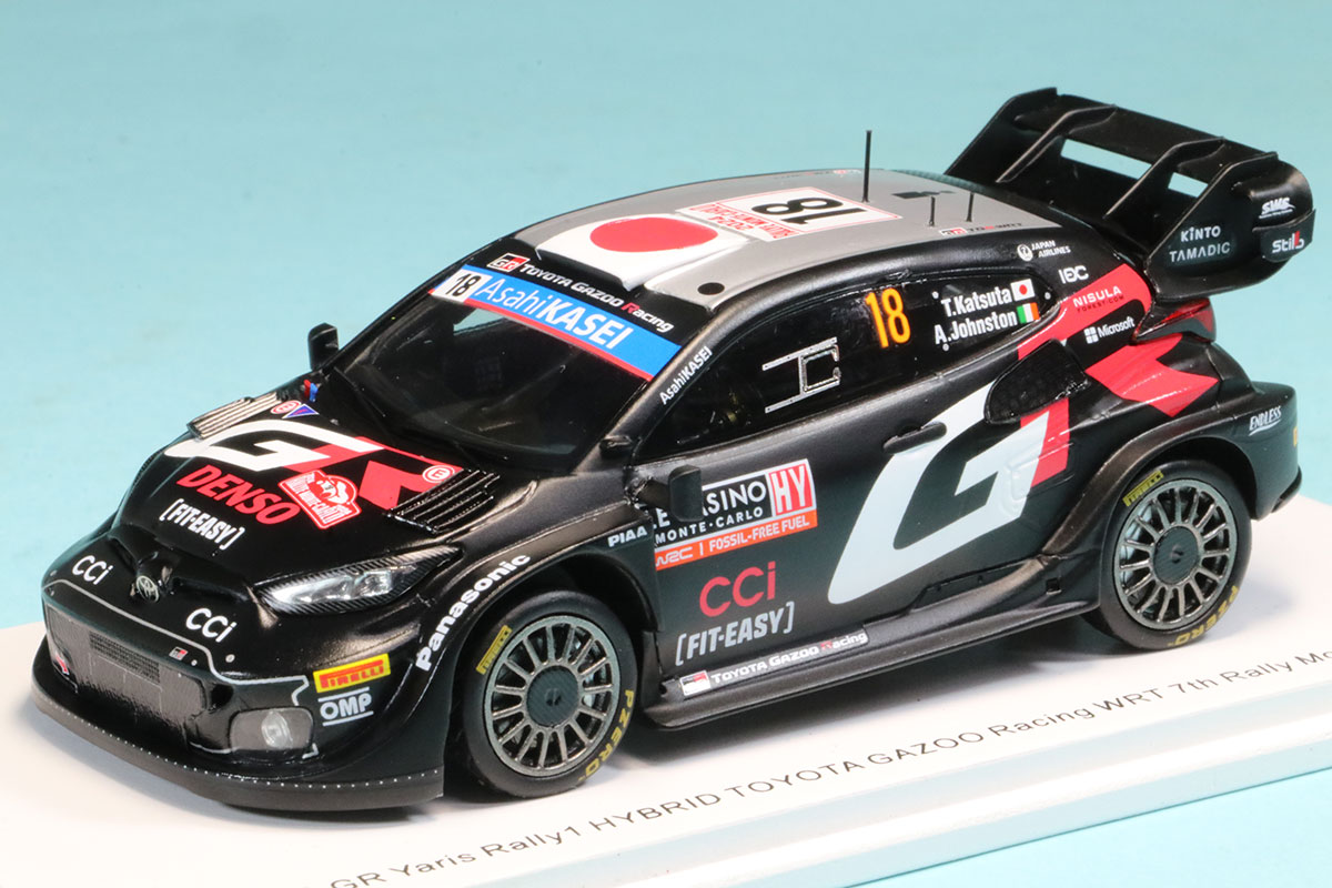 スパーク 1/43 トヨタ GR ヤリス ラリー1 モンテカルロ 2024 No.18