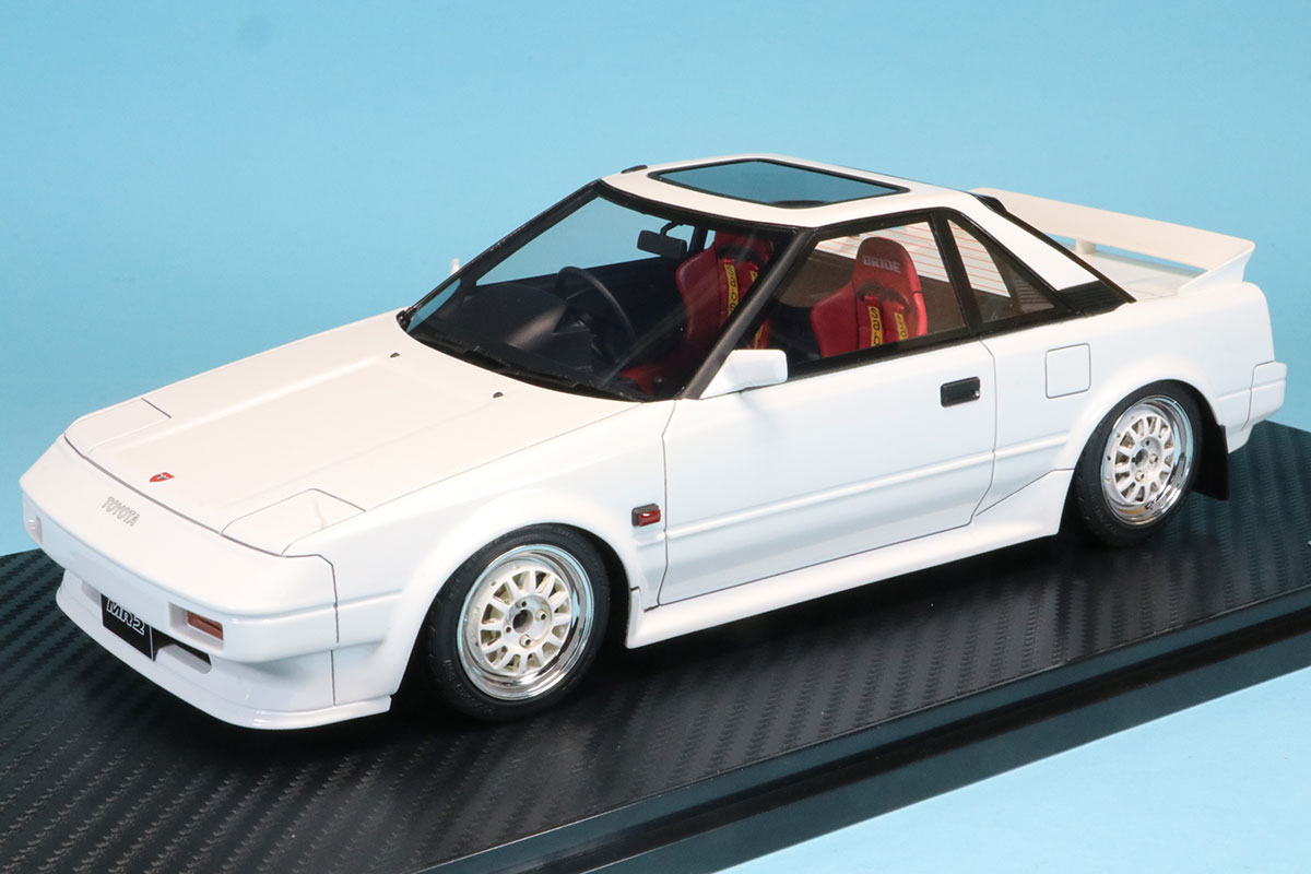 イグニッションモデル 1/18 トヨタ MR2 AW11 ホワイト IG3503 ミニカー