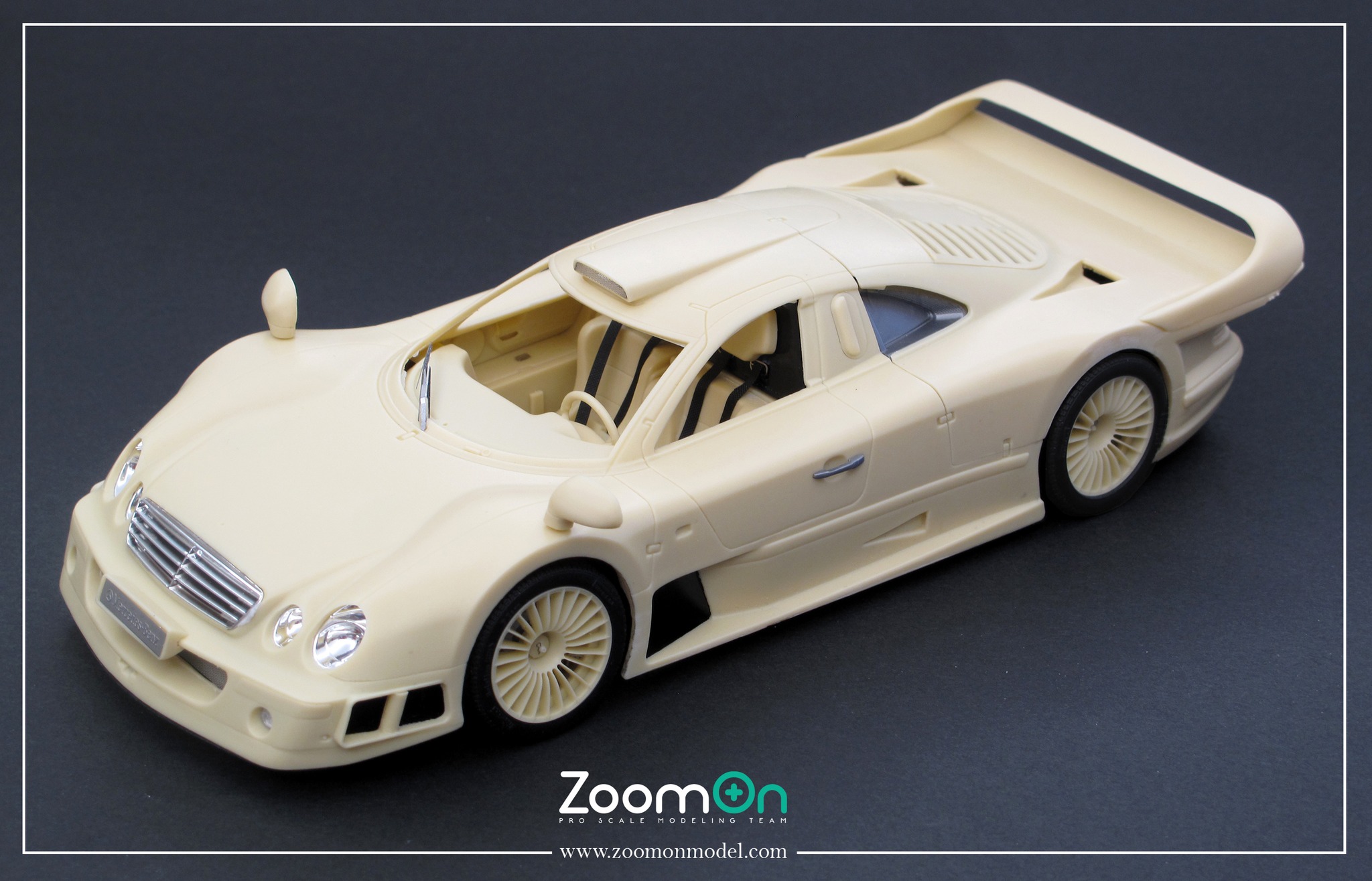 ZoomOn 1/24 トランスキット メルセデスベンツ CLK GTR ストリート Ver