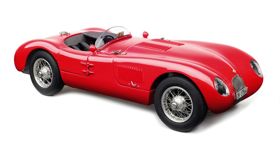 取り寄せ] CMC 1/18 ジャガー タイプ C (レッド) 現存車 クリスチャン