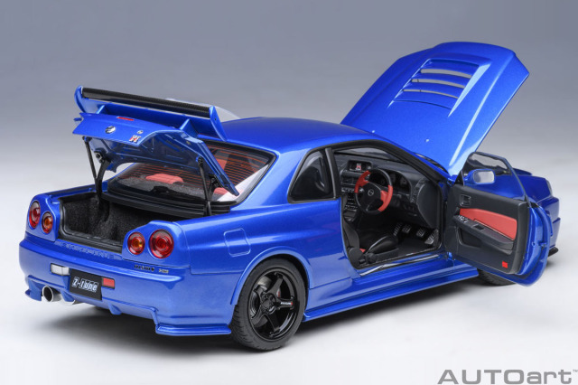 オートアート 1/18 ニッサン スカイライン ニスモ R34 GT-R Z-tune
