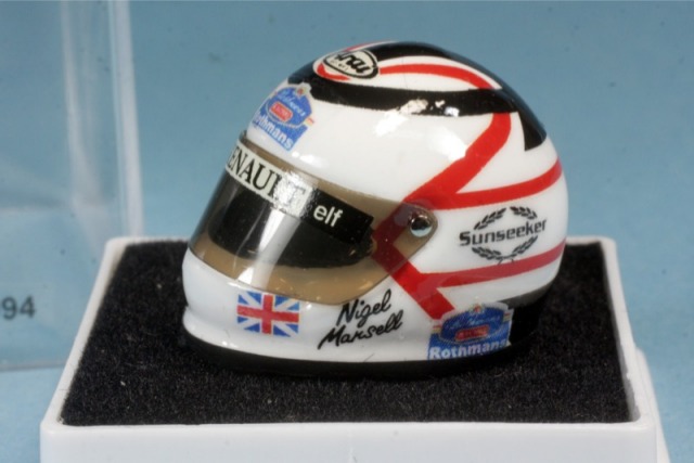 予約JFクリエーション 1/12 ヘルメット ナイジェル・マンセル 1994
