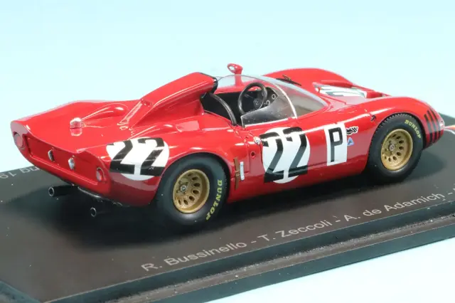スパーク 1/43 アルファロメオ T33 ニュル 1000km 1967 No.22 SG816