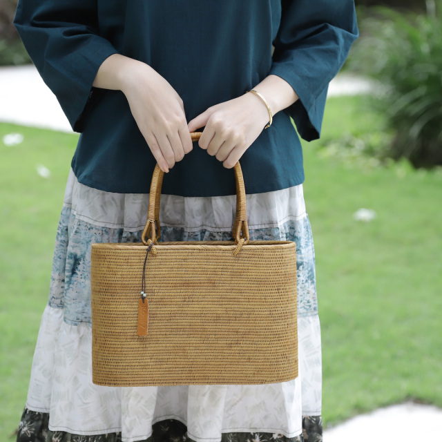 楕円スーパー 深型 Mサイズ (SAB032) +オリジナルの着脱式巾着付き