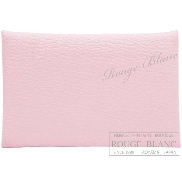 エルメス カルヴィ カードケース 名刺入れ ローズダーリン シェーヴル