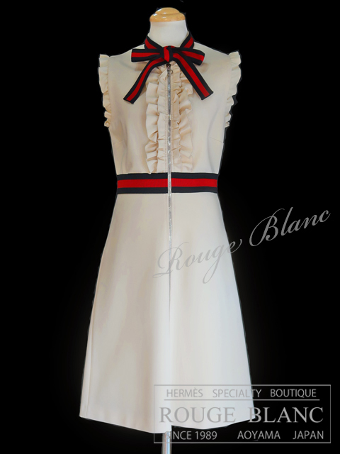 グッチ ノースリーブワンピース アイボリー #M 【未使用品】GUCCI One