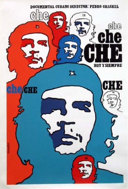 キューバ製 シルクスクリーン・ポスター チェ・ゲバラ「チェ・オイ・イ