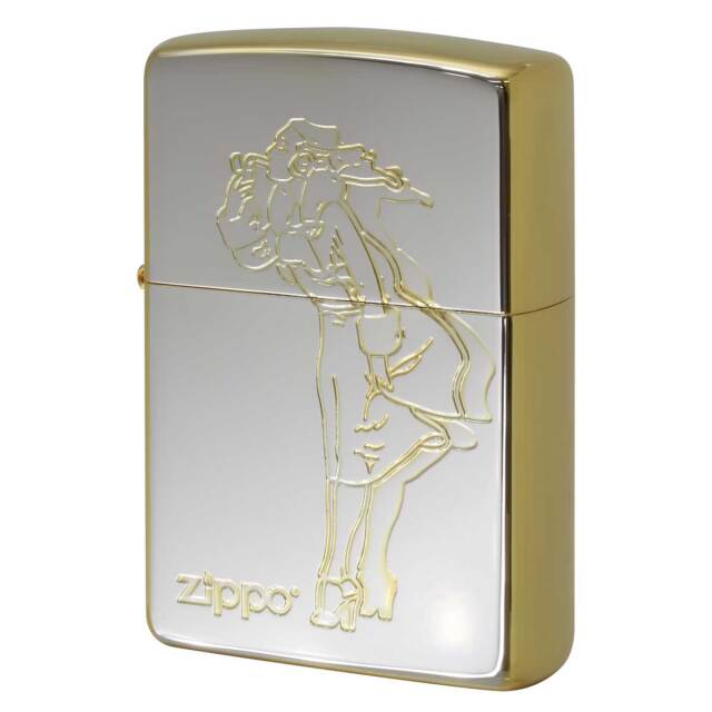 Zippo ジッポー クラシカル ウインディ Windy シルバー ゴールド