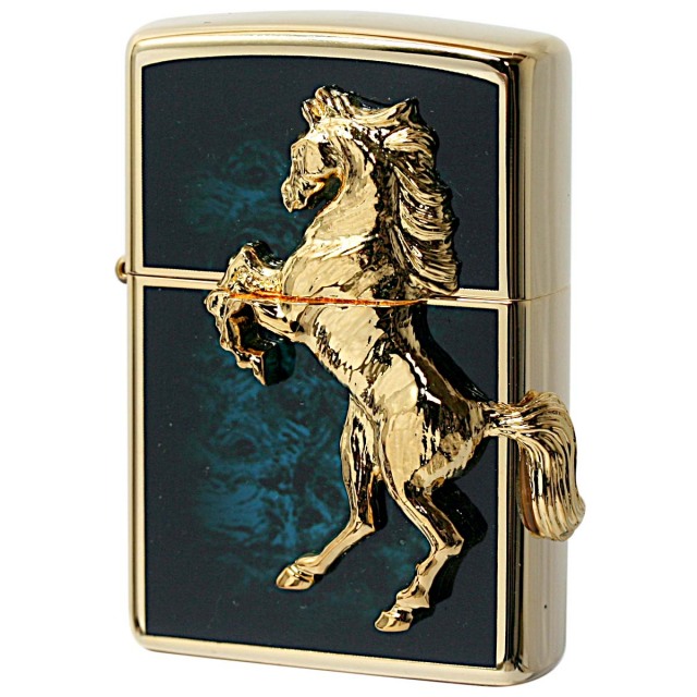 Zippo ジッポー 馬 ホース 2面連続メタル ウイニング ウィニー