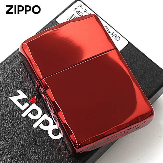 Zippo ジッポー アーマー シャインレイカット 手彫り レッドイオン