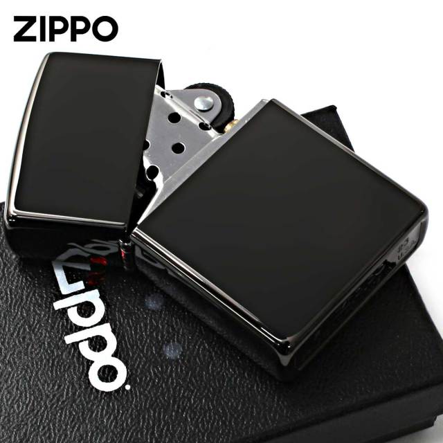 Zippo ジッポー 無地 漆黒 ブラックエボニー High Polish Black Ebony