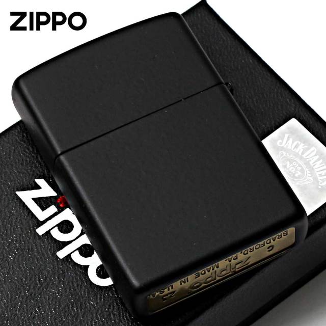 Zippo ジッポー ジャックダニエル ブラックマット 酒 Jack Daniel's