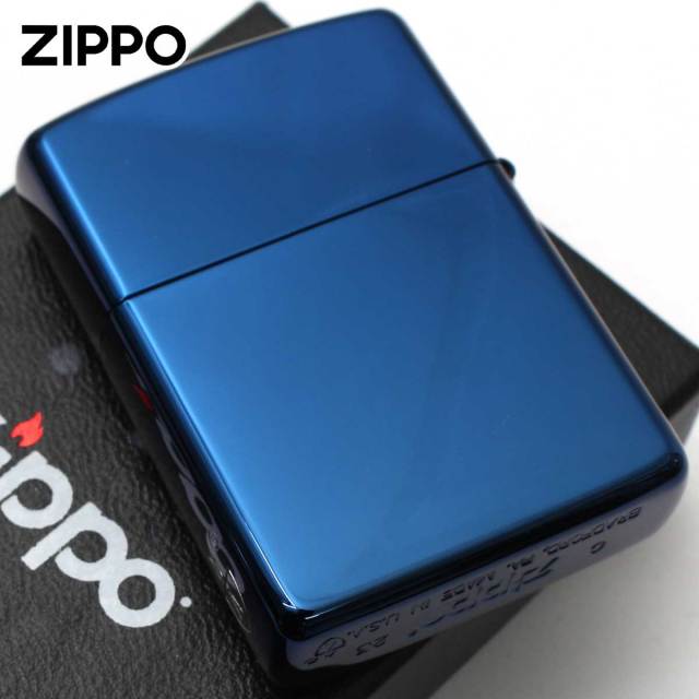 Zippo ジッポー アーマー チタニューム ブルー ポリッシュ 鏡面
