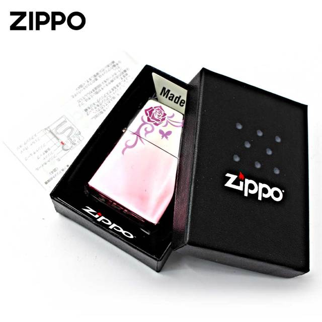 Zippo ジッポー 薔薇 ローズ Rose ミステリアス ピンク Mysterious