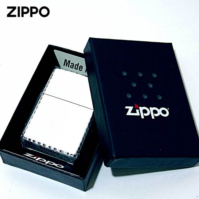 Zippo ジッポー サイド 3面 アラベスク 唐草 リューター加工 シルバー