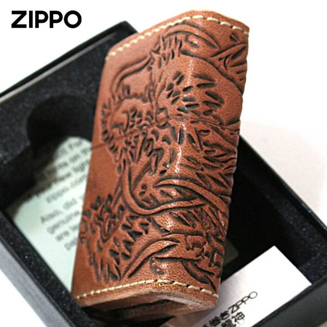 Zippo ジッポー 革巻き レザー ワークス カオス Leather Works CHAOS