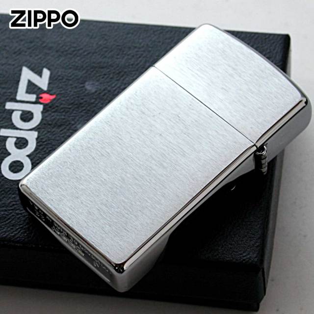 Zippo ジッポー スリム 桜 さくら ＃1600 SLIM メタルプレート 両面
