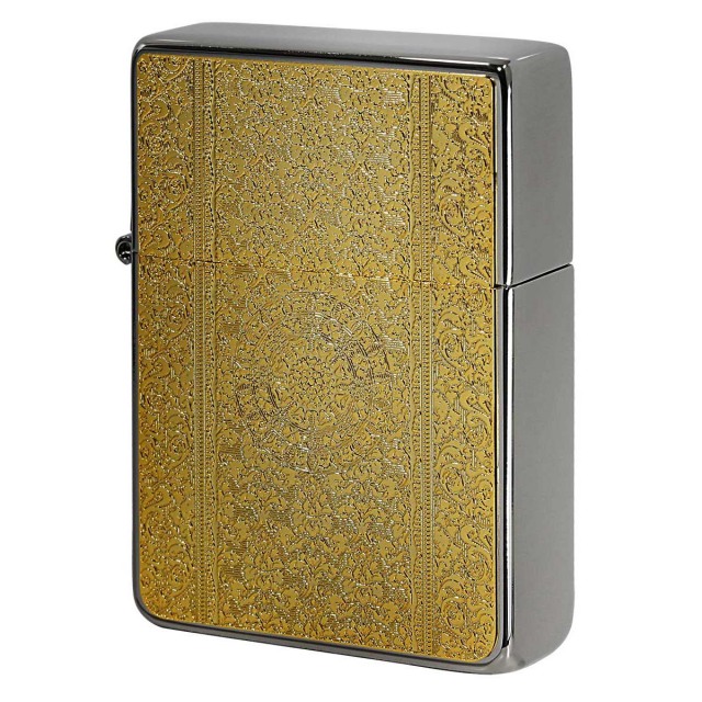 Zippo ジッポー 1935レプリカ ダマスク柄 ゴールド DAMASK White