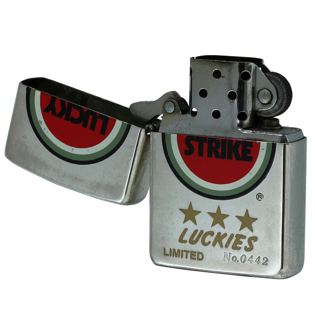 絶版/ヴィンテージ Zippo ジッポー 中古 1996年製造LUCKY STRIKE