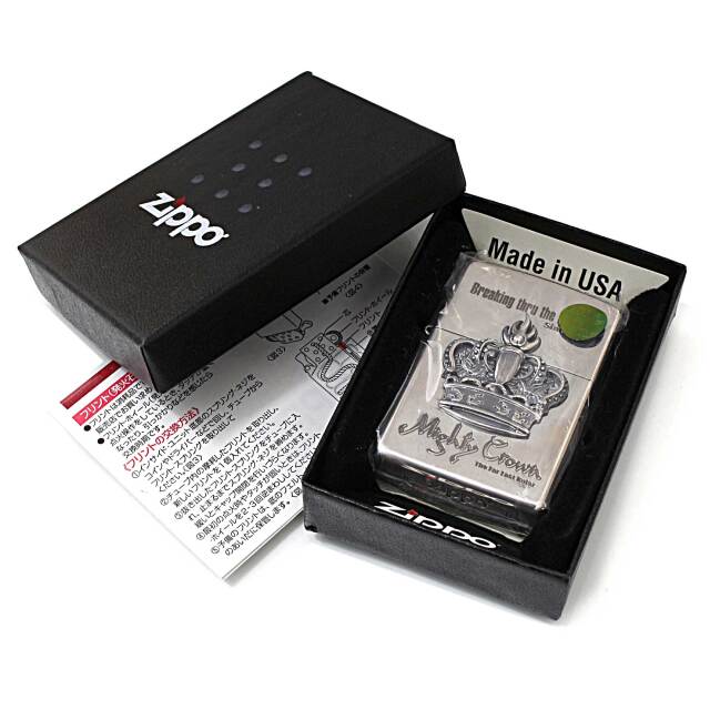 絶版/ヴィンテージ Zippo ジッポー 中古 2011年製造Mighty Crown 王冠
