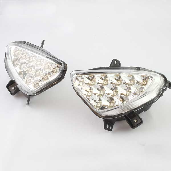 マジェスティ250用(SG20J/4D9):LEDクリアテールランプ＆LEDフロント