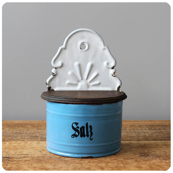 フランス アンティーク LUC＆C ホーローキャニスター3個セット N-753