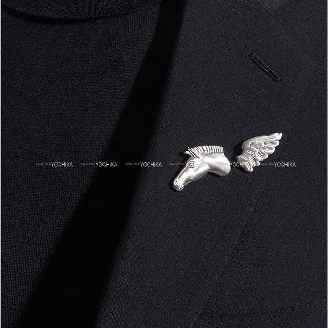 HERMES エルメス ピンバッジ ブローチ 