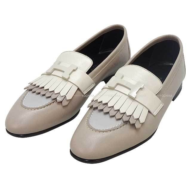 HERMES エルメス ローファー フリンジ モカシン ロワイヤル #35.5