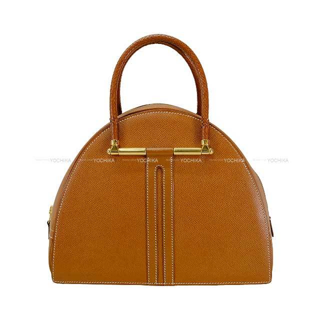 HERMES エルメス ハンドバッグ ゴビ PM ゴールド クシュベル ゴールド