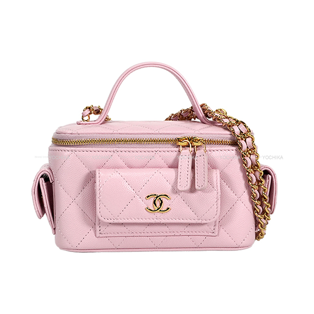 CHANEL シャネル ショルダーバッグ トップハンドル バニティ チェーン