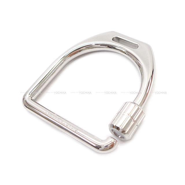 HERMES エルメス キーリング付 メタル キーホルダー 