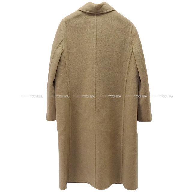 HERMES エルメス レディース ステンカラーコート ダブルフェイス 水牛