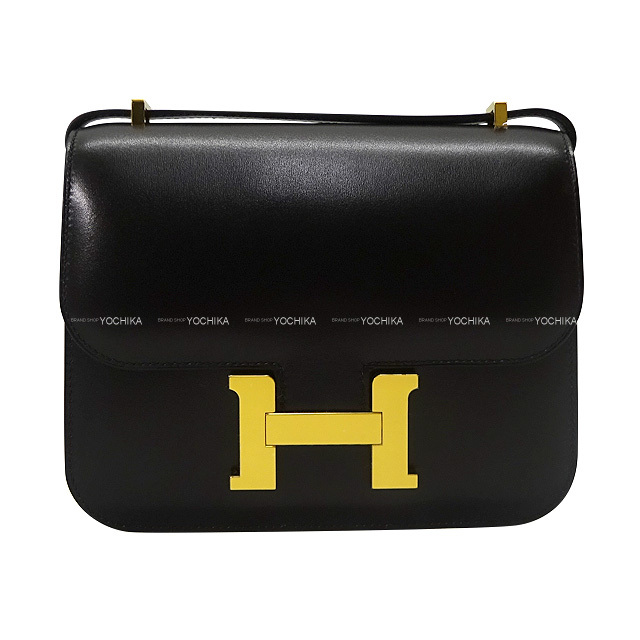 HERMES エルメス ショルダーバッグ コンスタンス3 ミニ 18 黒