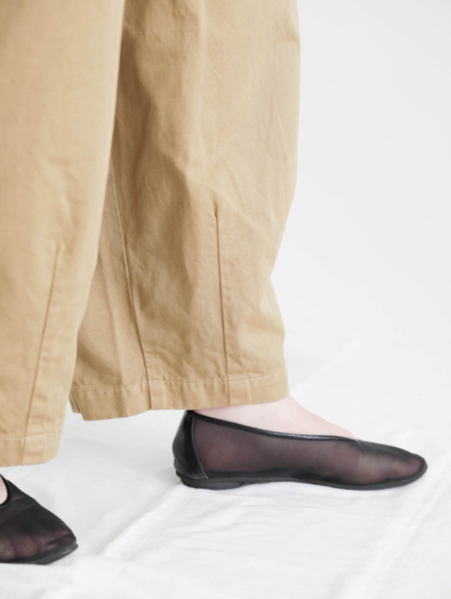 HARVESTY ハーベスティ｜チノサーカスパンツ（ベージュ）