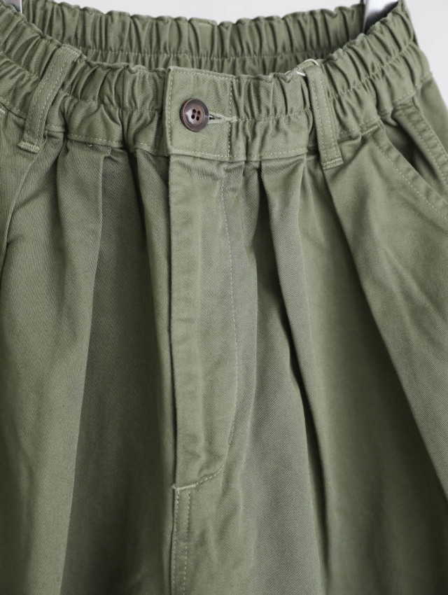 HARVESTY ハーベスティ｜チノサーカスパンツ（グリーン）