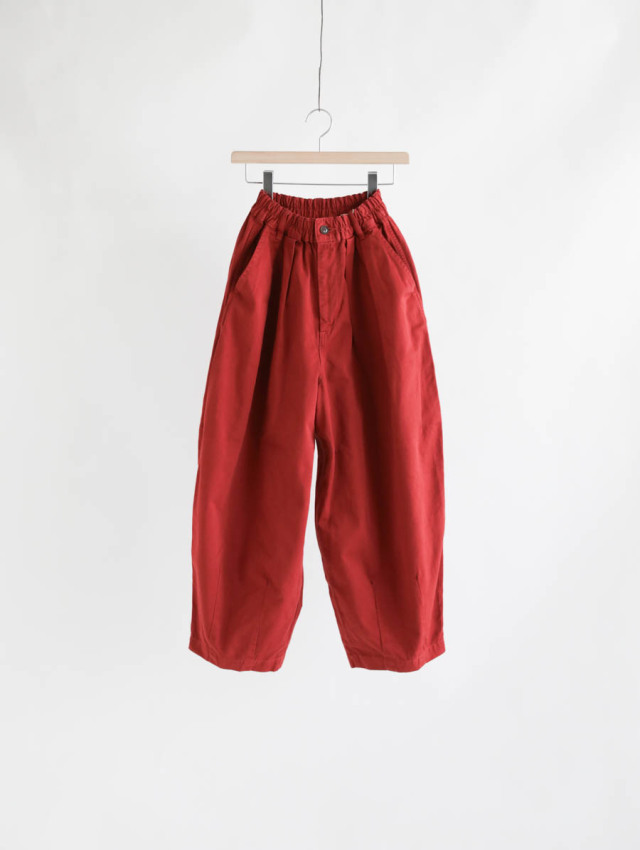 HARVESTY ハーベスティ｜チノサーカスパンツ（レッド）