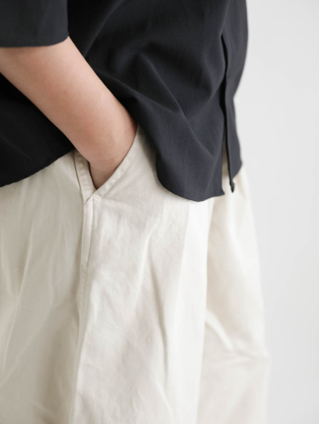 HARVESTY ハーベスティ｜チノサーカスパンツ（アイボリー）