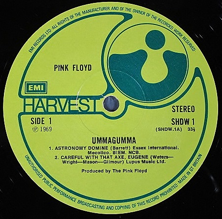 プログレッシブ】Pink Floyd ピンク・フロイド / Ummagumma ウマグマ