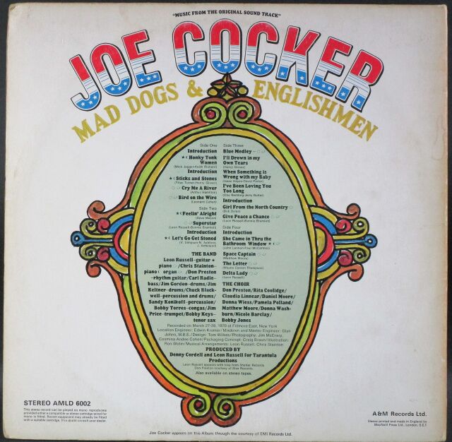 Joe Cocker ジョー・コッカー / Mad Dogs & Englishmen マッド