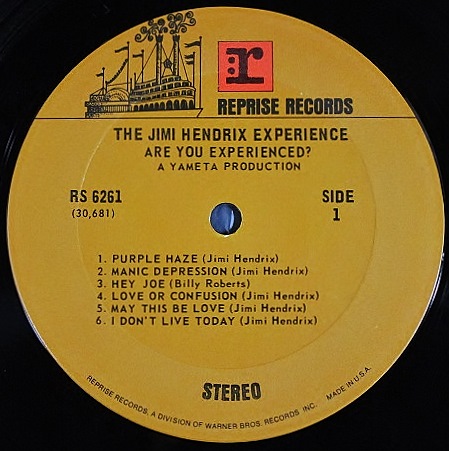 US ROCK】Jimi Hendrix ジミ・ヘンドリックス / Are You Experienced