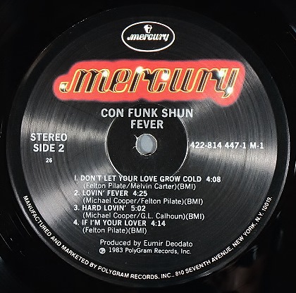 FUNK/SOUL】Con Funk Shun コン・ファンク・シャン / Fever 中古