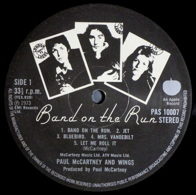 Paul McCartney】ポール・マッカートニー & ウイングス / Band On The
