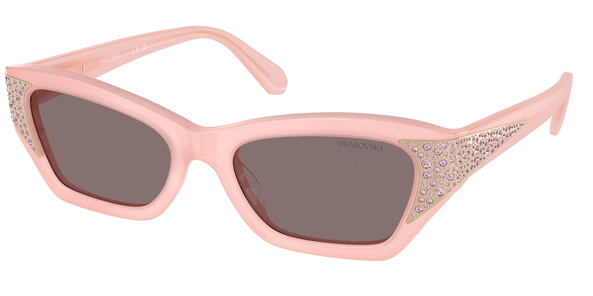 スワロフスキー ピンク サングラス｜100%UVカット・送料無料