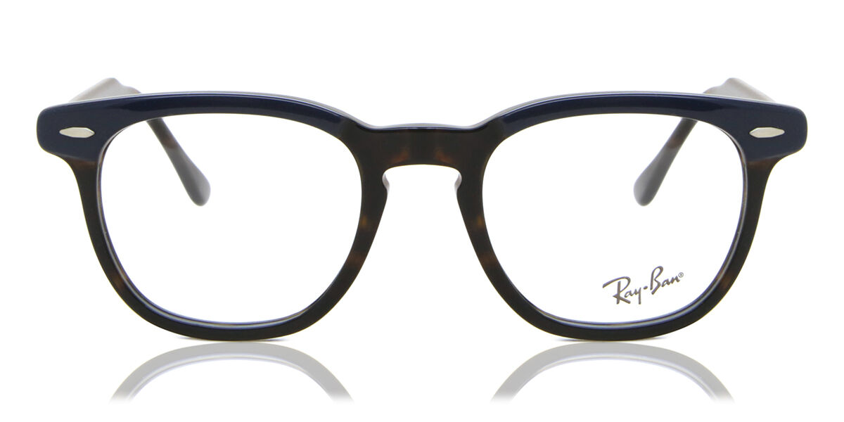 Ray-Ban RX5398F Hawkeye Asian Fit 8283 Blue on Tortoise Eyeglasses