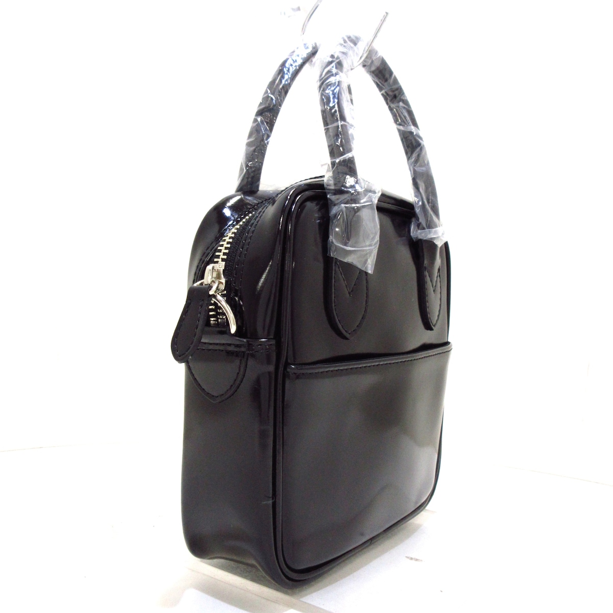 コムデギャルソン/ハンドバッグ/青山バッグ/黒/レザー/型番：KZ-K261の