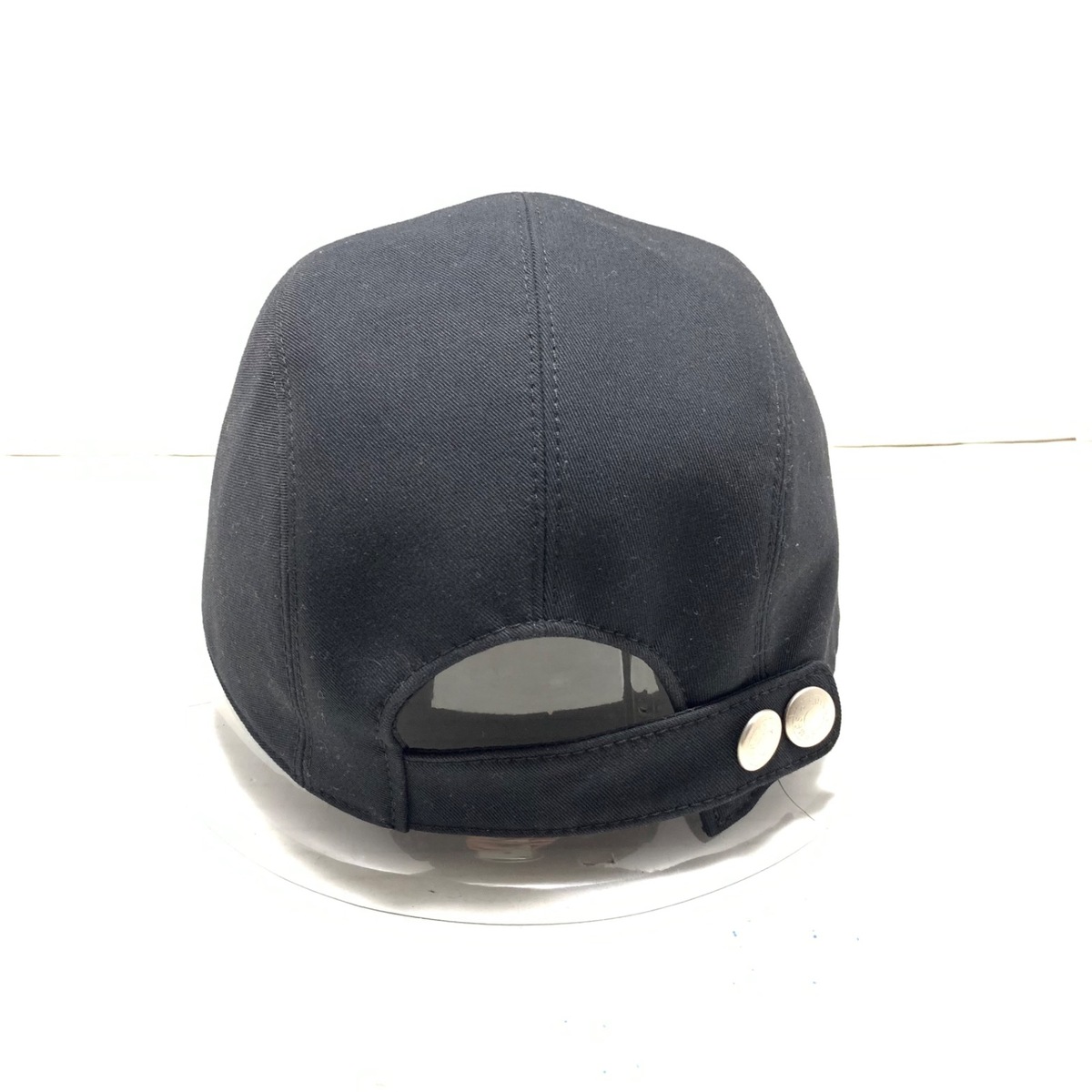 HERMES(エルメス) キャップ 59 - 黒 馬 コットン（18199445）中古